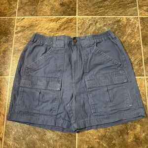 RedHead Cargo Shorts Mens 32 Blue Canvas Hiking Rugged Outdoor Utility